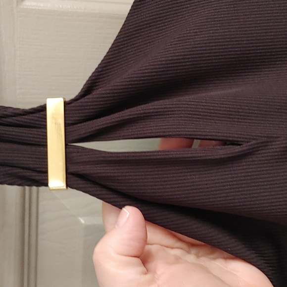 NWT Only Billie Black Halter Mini Dress Small - Picture 7 of 12